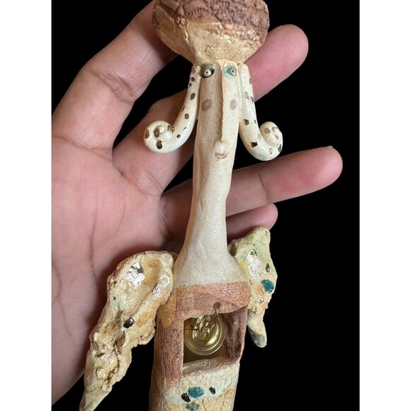 Signed Ceramic Sculpture by Pavlina Rymerova One Of A Kind Fine Art  10” Europe - Picture 4 of 12